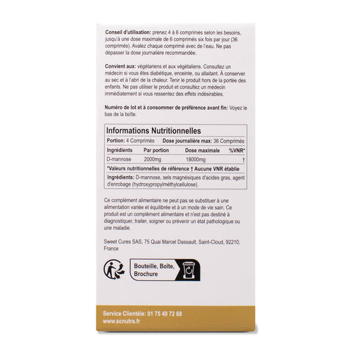 Waterfall D-Mannose 500mg Caplets Value Pack