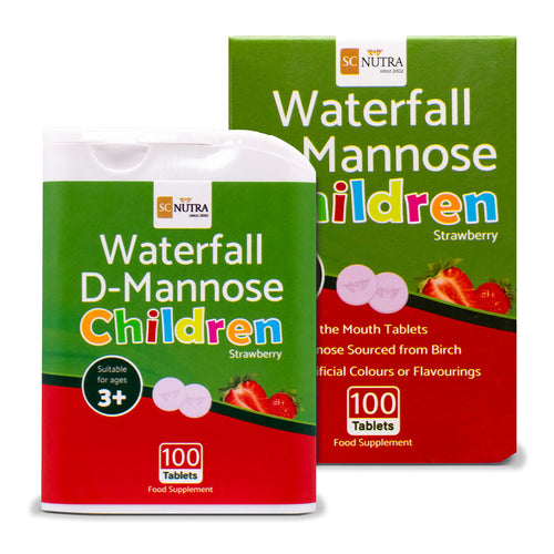 Waterfall D-Mannose Children - Strawberry Melt in the Mouth Tablets