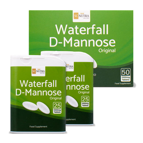 Waterfall D-Mannose Tablets (50 x 1000mg)