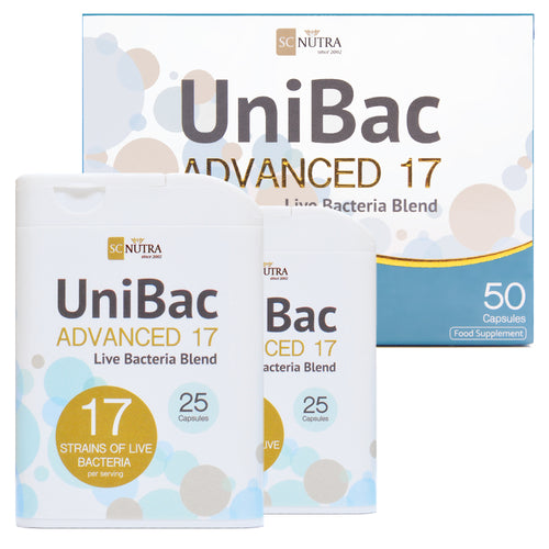 UniBac Advanced 17 Probiotics Live Unified Bacteria Blend