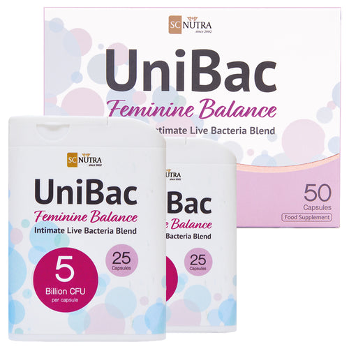 UniBac Feminine Balance Live Unified Bacteria / Probiotics For Women