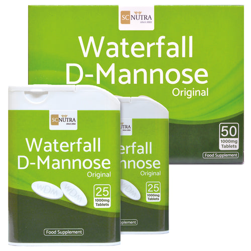 Waterfall D-Mannose Tablets (50 x 1000mg)