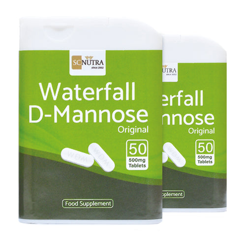 Waterfall D-Mannose Caplets / Easy Swallow Tablets 500mg
